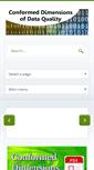 Mobile Screenshot of dimensionsofdataquality.com
