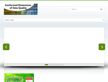 Tablet Screenshot of dimensionsofdataquality.com